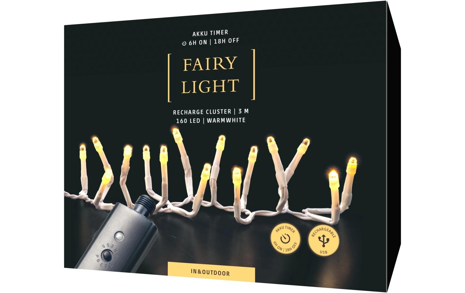 STT LED-Lichterkette »Recharge Clust« 160 Stk.-flammig