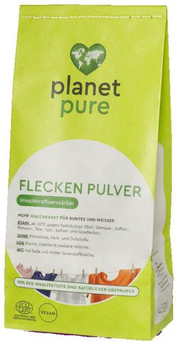 Planet Pure Fleckenpulver Waschkraftverstärker