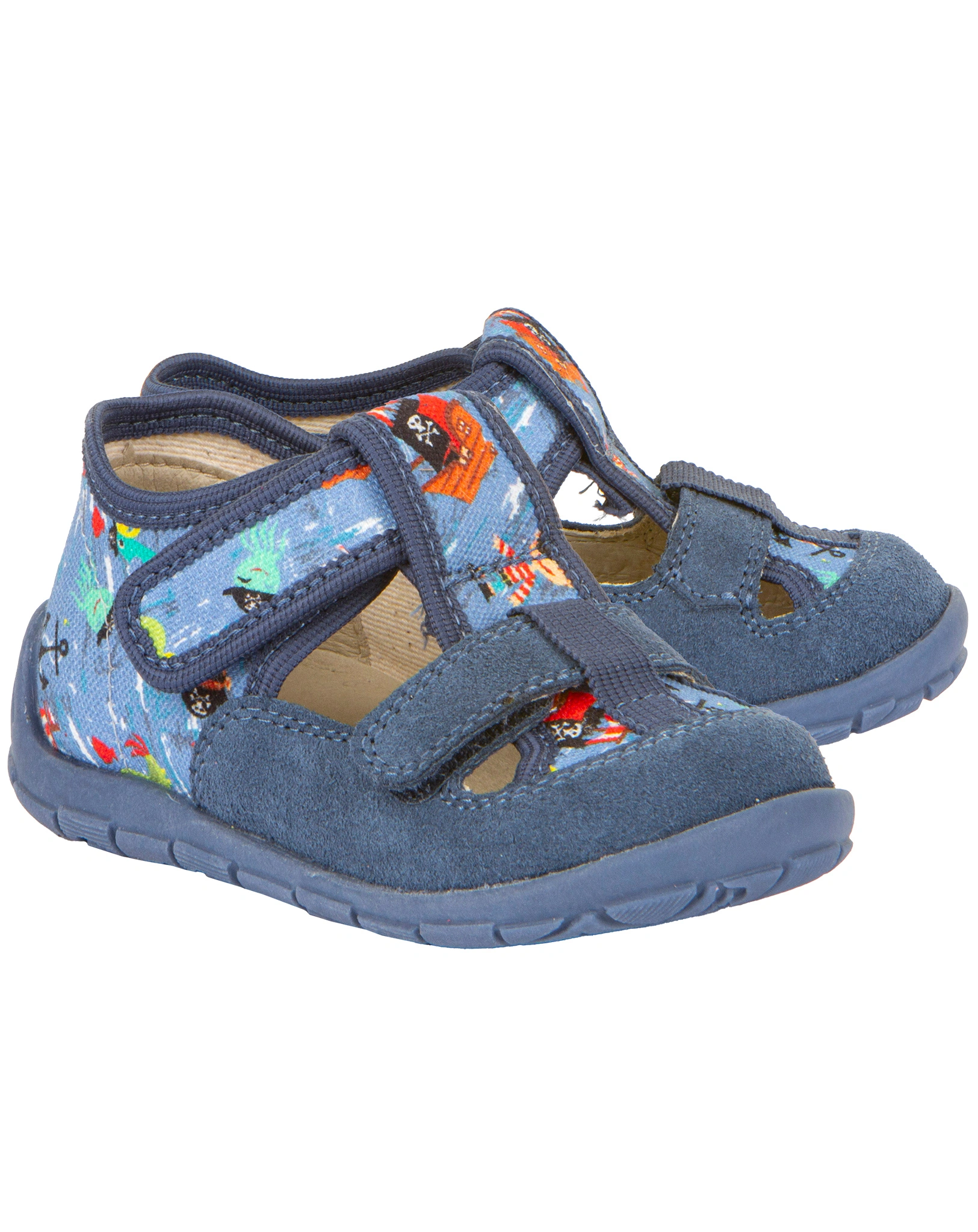 Klett-Lauflernsandalen CLASSIC PIRAT in denim