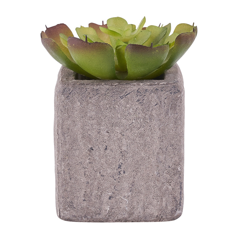 Kunstplantje in pot met magneet - diverse varianten