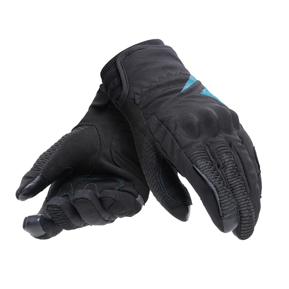 Dainese - Gants femme Trento D-Dry® Thermal Woman Noir / Turquoise