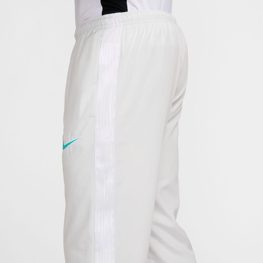 Nike Bas de Survêtement Academy   Imperméable Woven - Blanc/Turquoise