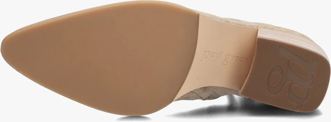 PAUL GREEN beige paul green enkellaarsjes 8125