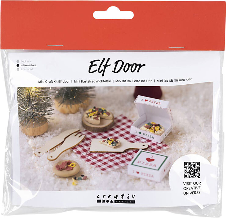 Creativ Company Mini DIY Kit Nissens Dør, Pizza
