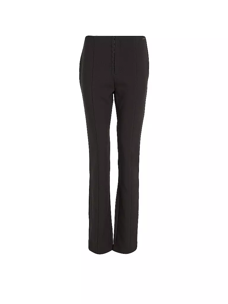 CALVIN KLEIN JEANS Highwaist Hose Slim Fit schwarz