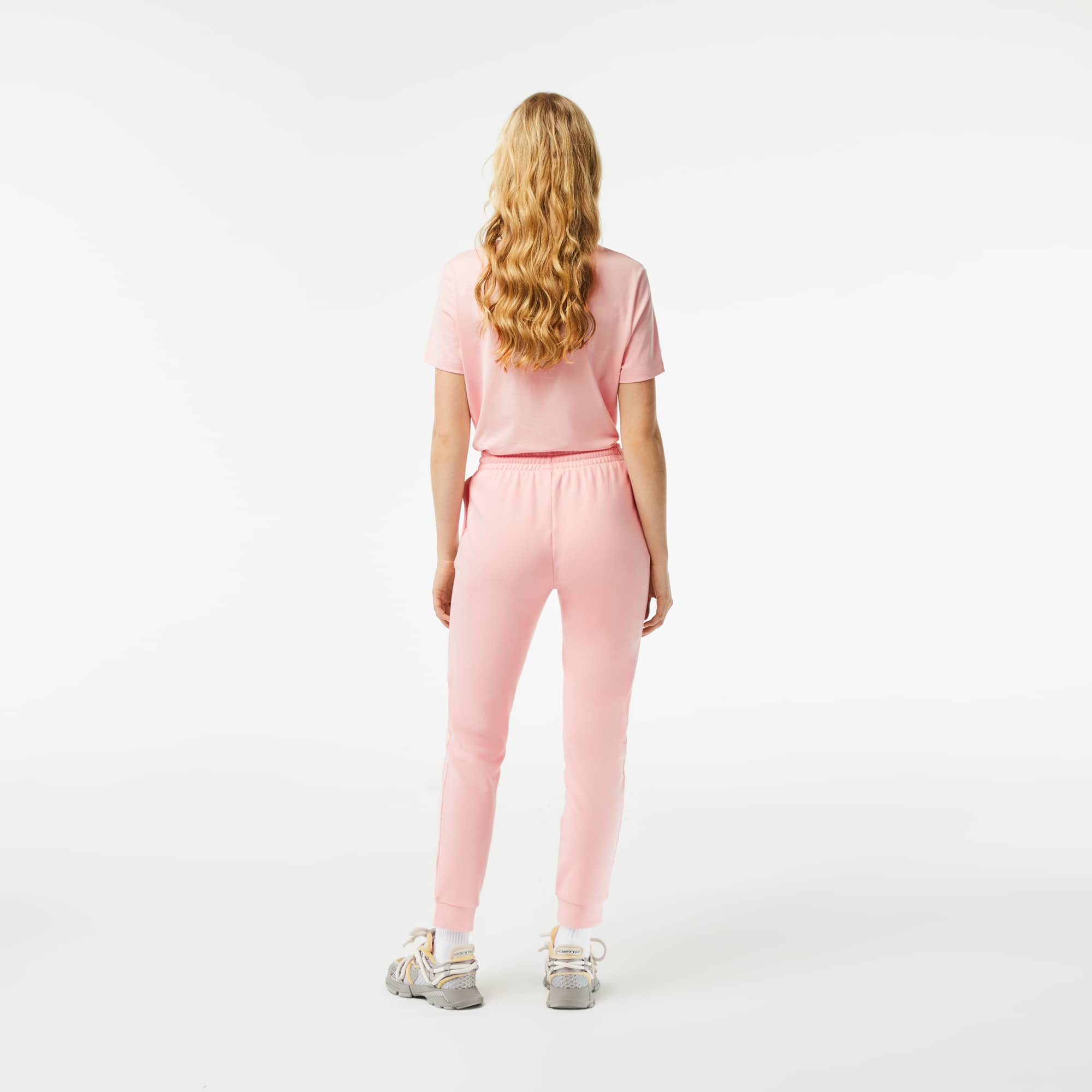 Pantalon de survêtement Jogger femme Lacoste en molleton Pantalons de survêtement - Rose - Lacoste - Femme