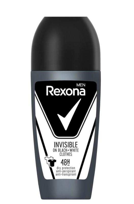 Rexona Men Invisible On Black + White Clothes Roll-on 50 ML