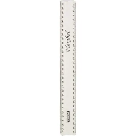 Stylex Lineal 30cm biegsam flexibel transparent klar