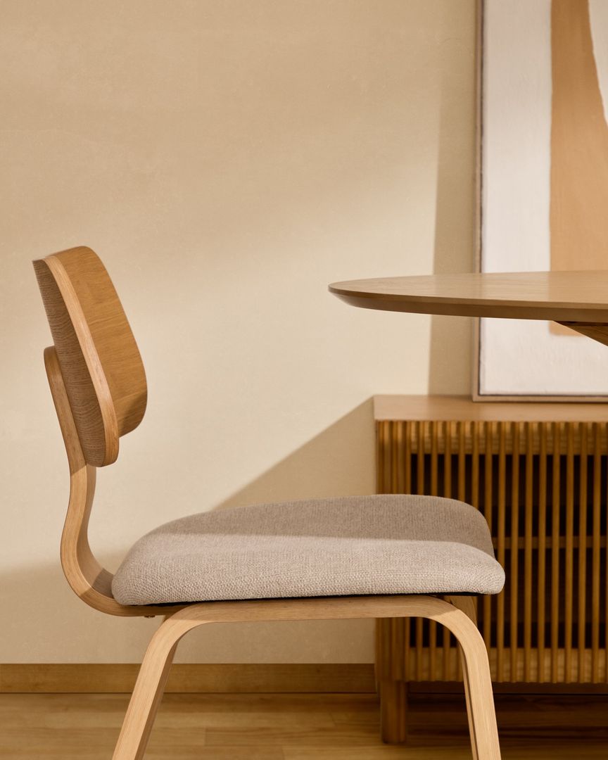 Kave Home   Gena Beklede Eetkamerstoel