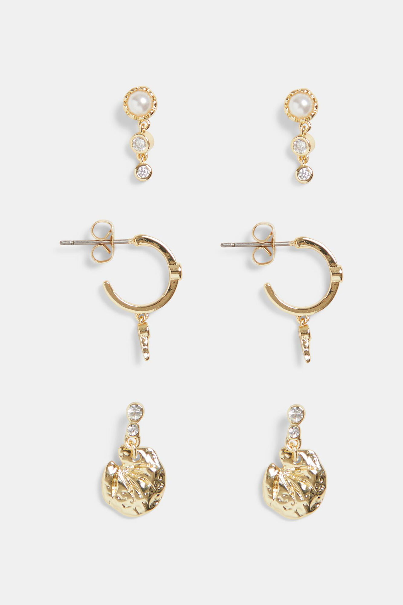 Conjunto de pendentes - Amarelo