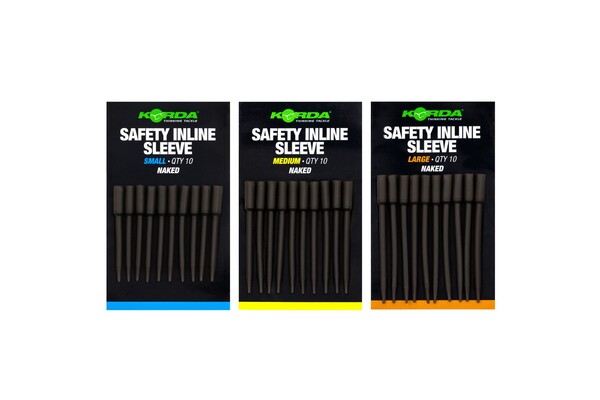Manchons Korda Safety Inline Naked (10 pièces)