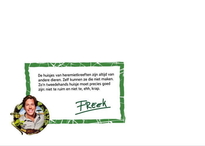Freek Vonk | Nieuwe woning kaart | Heremietkreeft