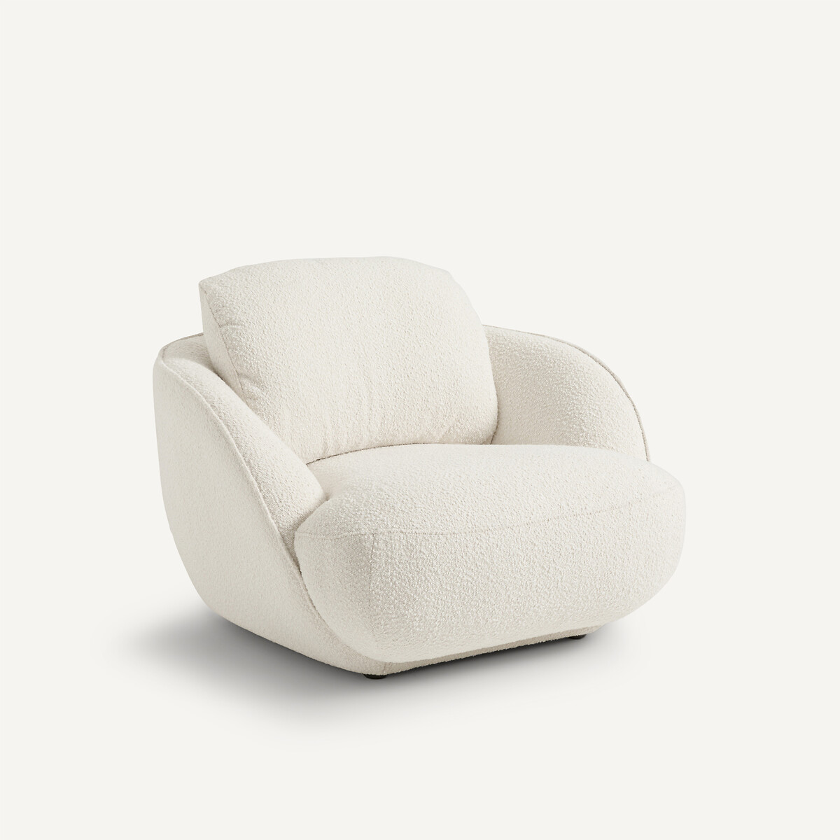 AM.PM<br>Poltrona redonda XL em tecido com laços, Alpine