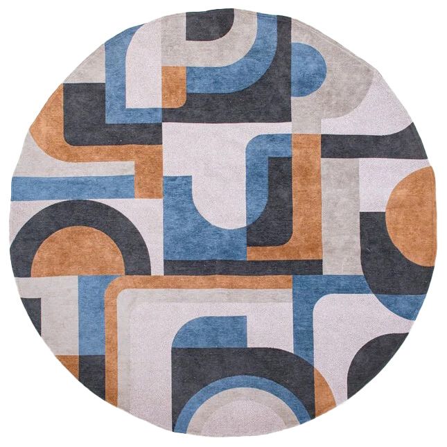 Vloerkleed Camel Blue 9196 Module  | Louis de Poortere