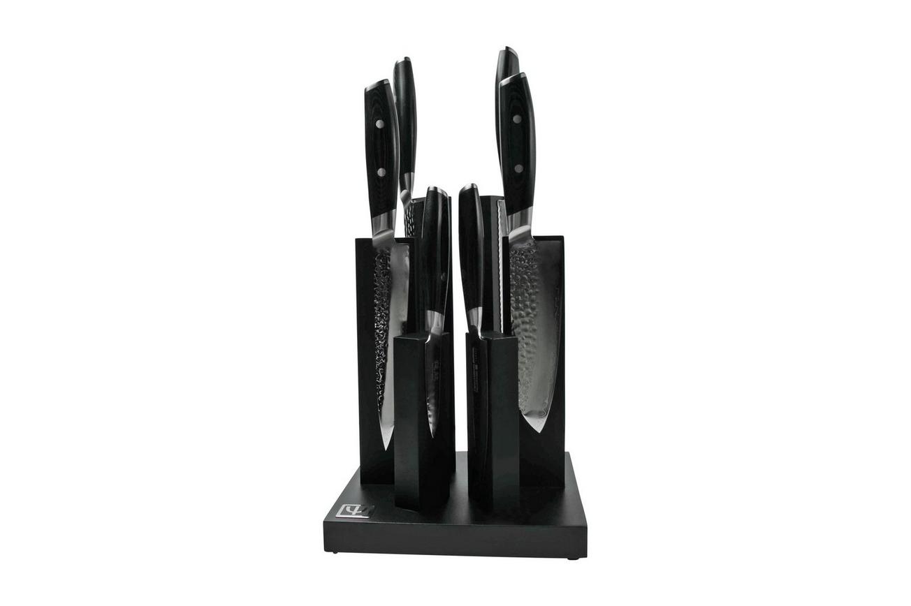 Yaxell Tower 39070 magnetisch messenblok  voor 6 messen, zwart