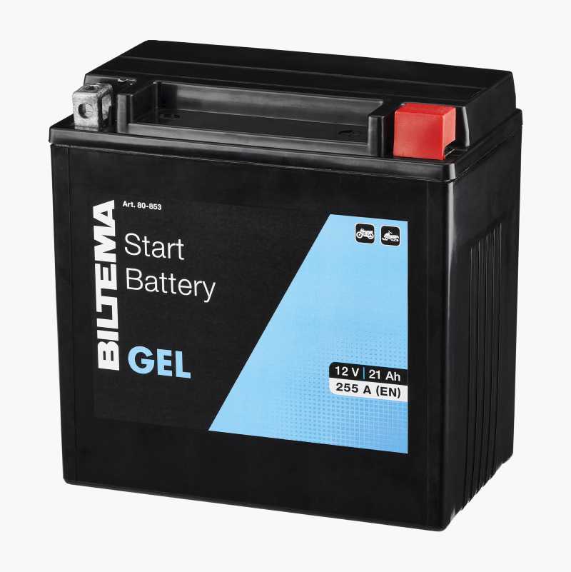 MC-batteri gelé, 12 V, 21 Ah, 177 x 101 x 174 mm