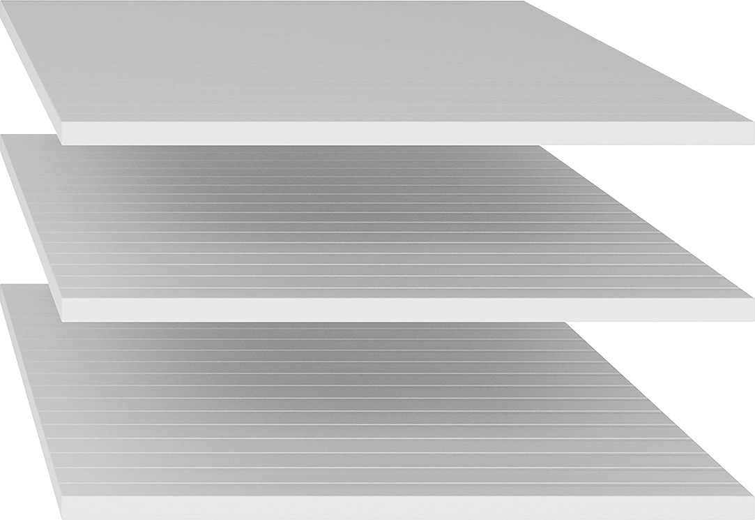 Home affaire Einlegeboden »Sigma, Breite 98 cm« 3 teiliges Set, Einlegeboden Zubehör für Serie Sigma