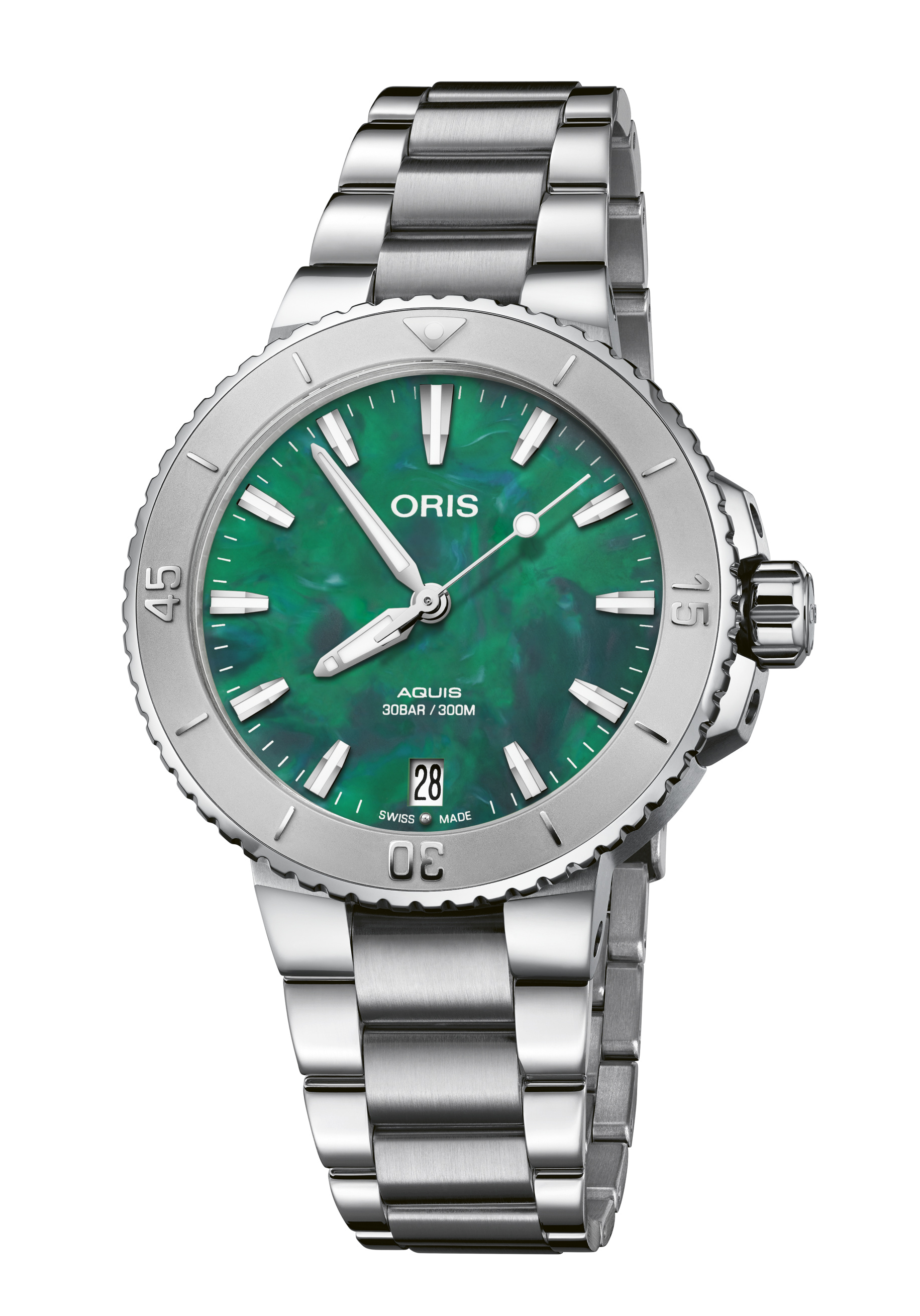 Oris Aquis x Bracenet Damenuhr 01.733.7770.4137-0781805P