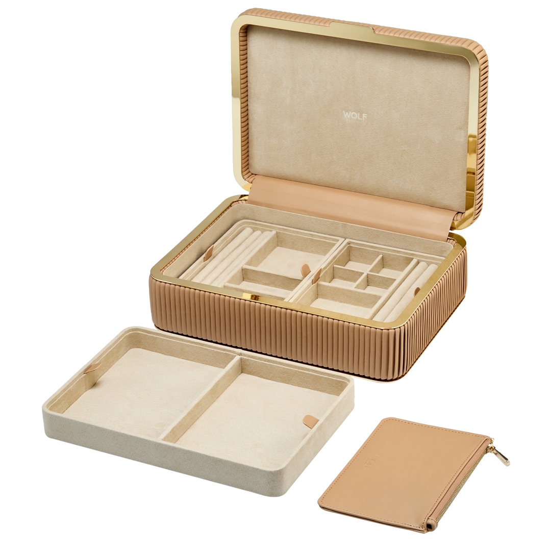 Wolf 1834 Bella Schmuckbox Medium Beige