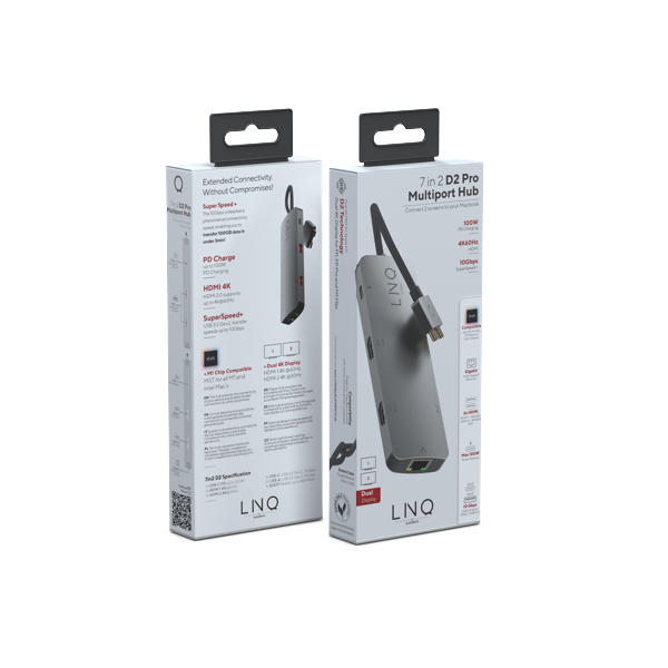 LINQ - 7in2 D2 Pro MST USB-C Multiport Hub