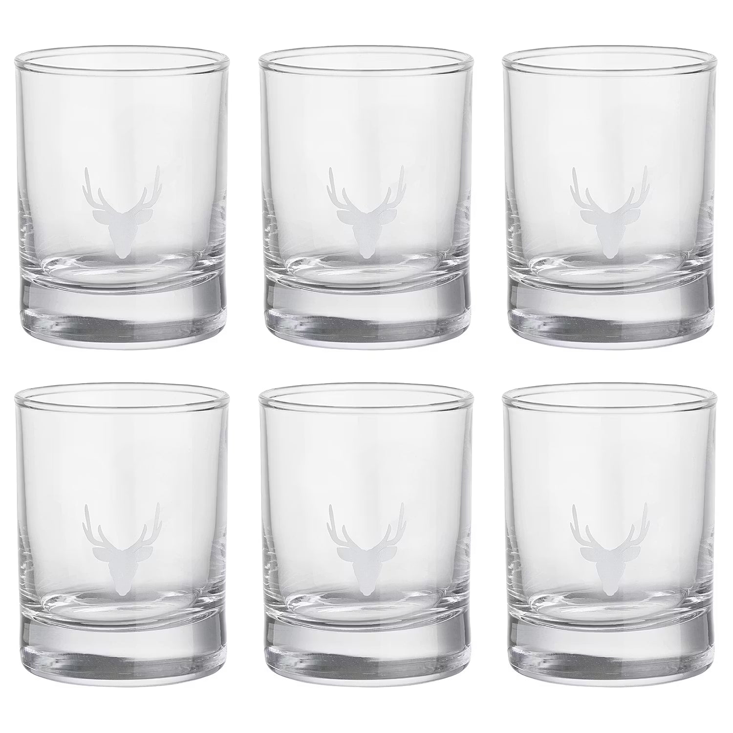 MOUNTAIN LOVE Shotglas Hirsch 6er-Set