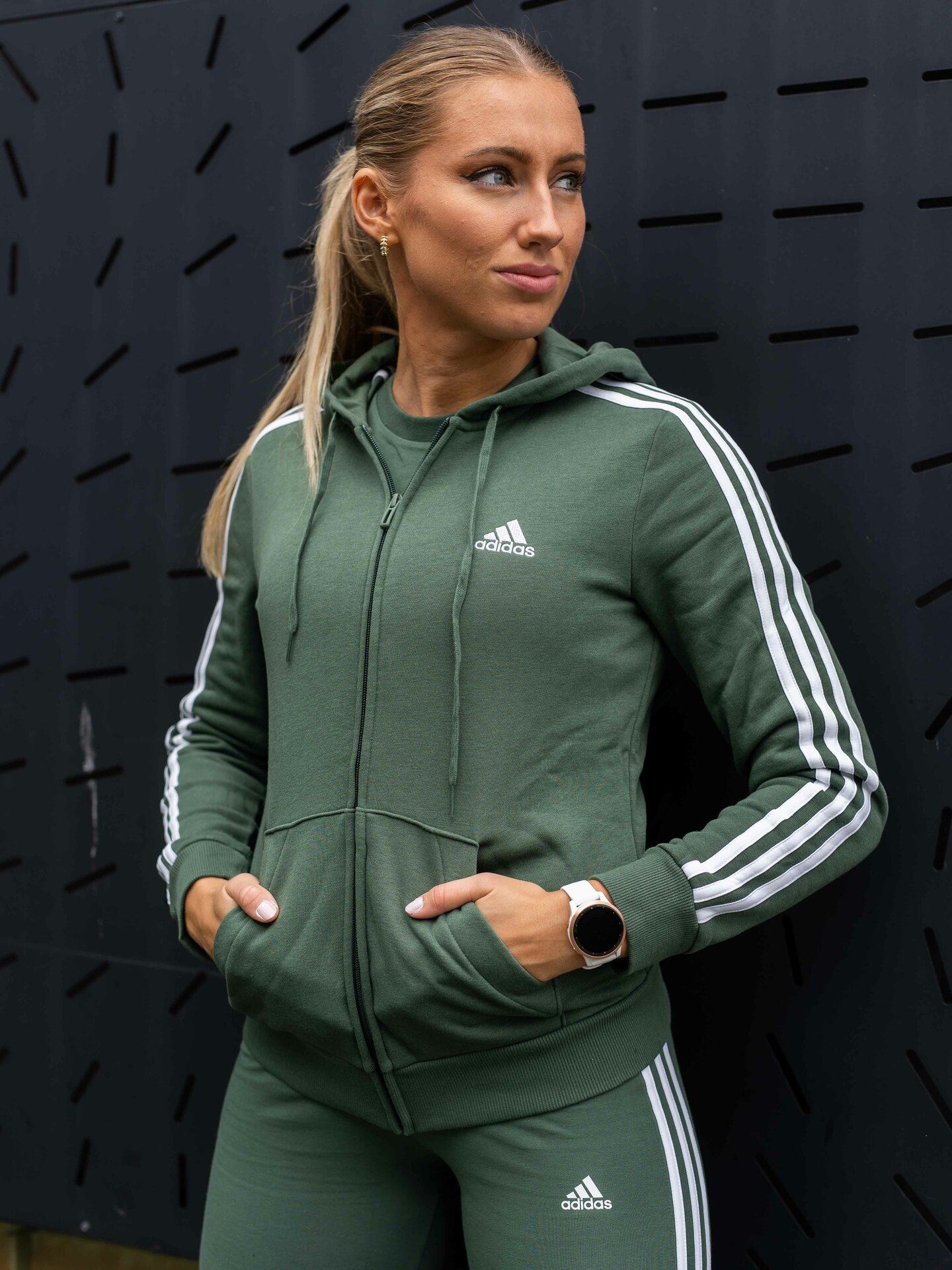 3-Stripes French Terry Full Zip Hoodie