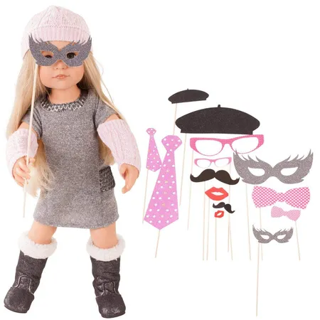 Götz Stehpuppe Hannah loves party glamour, 50cm, 22-teilig