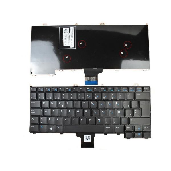 Teclado para Dell Latitude E7440 E7420 E7240 Preto (para Win8) (espanhol ) - TEC0291