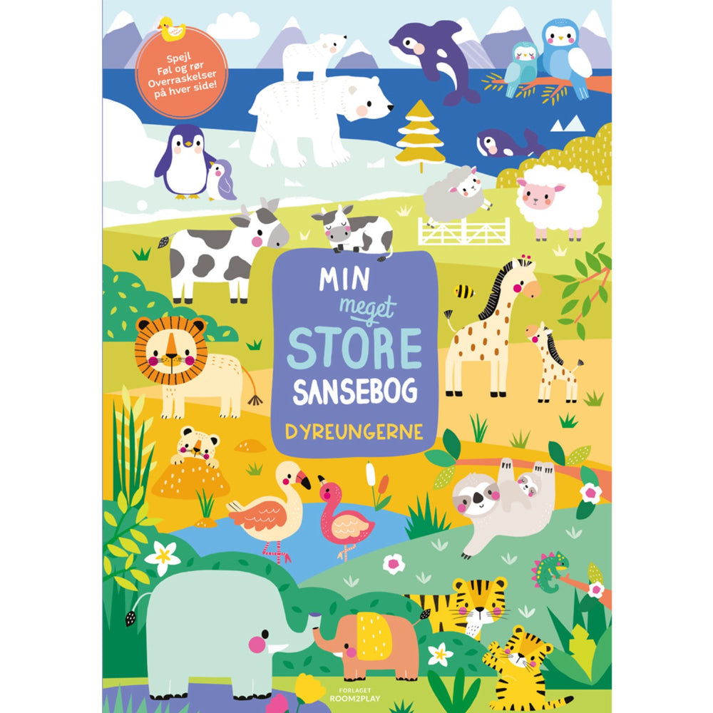 Køb Forlaget Room2Play Min Meget Store Sansebog - Dyreungerne