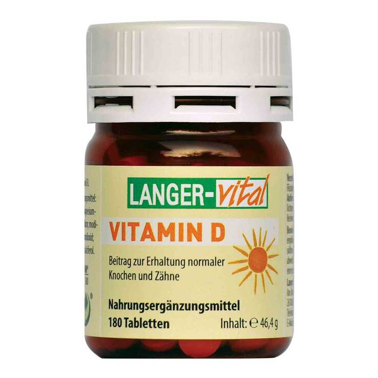 Vitamin D 12,5 µg 500 I.E. Tabletten, 180 St
