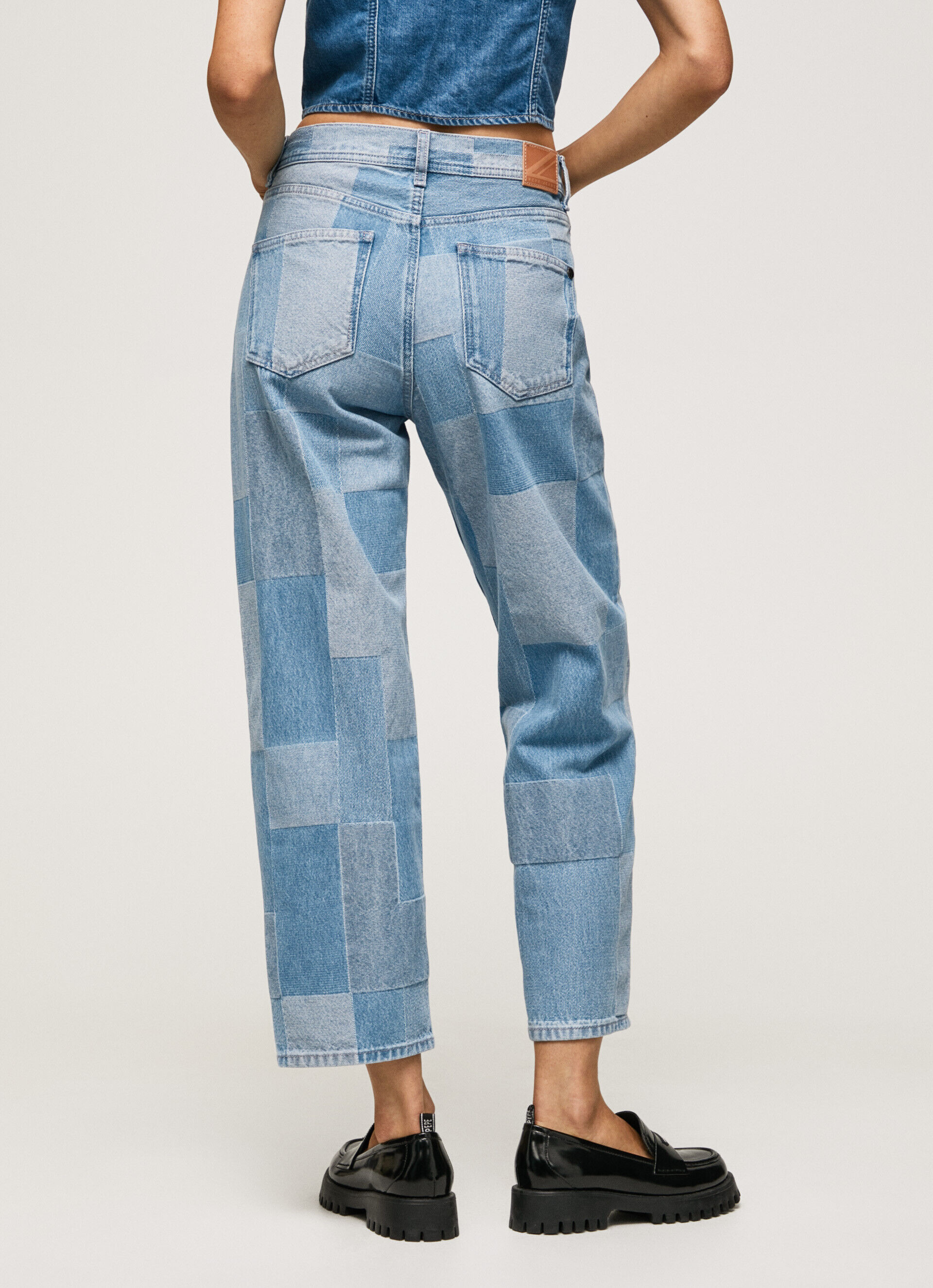JEAN DOVER FIT RELAXED TIRO ALTO - jeans