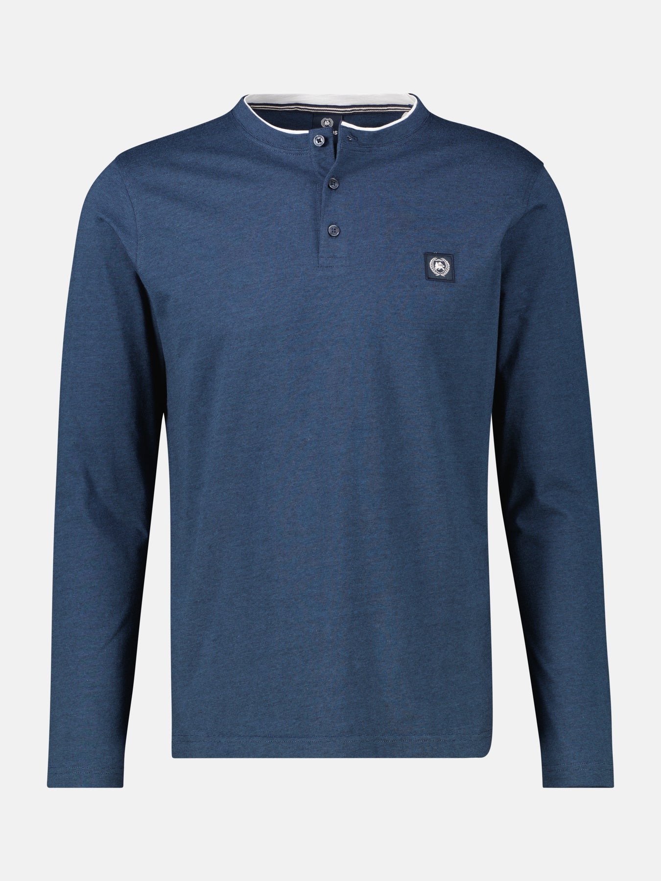 Serafino-Langarmshirt für Herren
