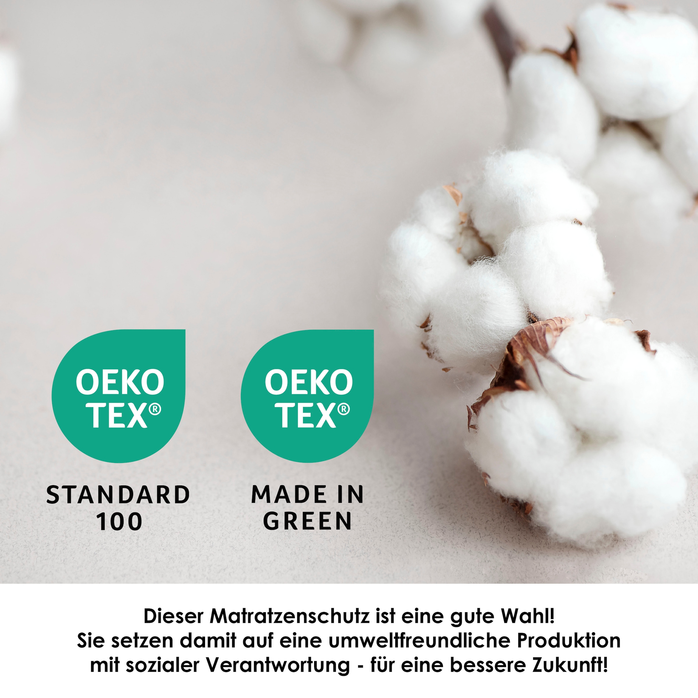 SETEX Matratzenauflage »Molton Spann, Auflage, Allergiker geeignet (Hausstauballergiker)« strapazierfähiger Matratzenschutz, 90x200cm, 140x200 & weitere Grössen