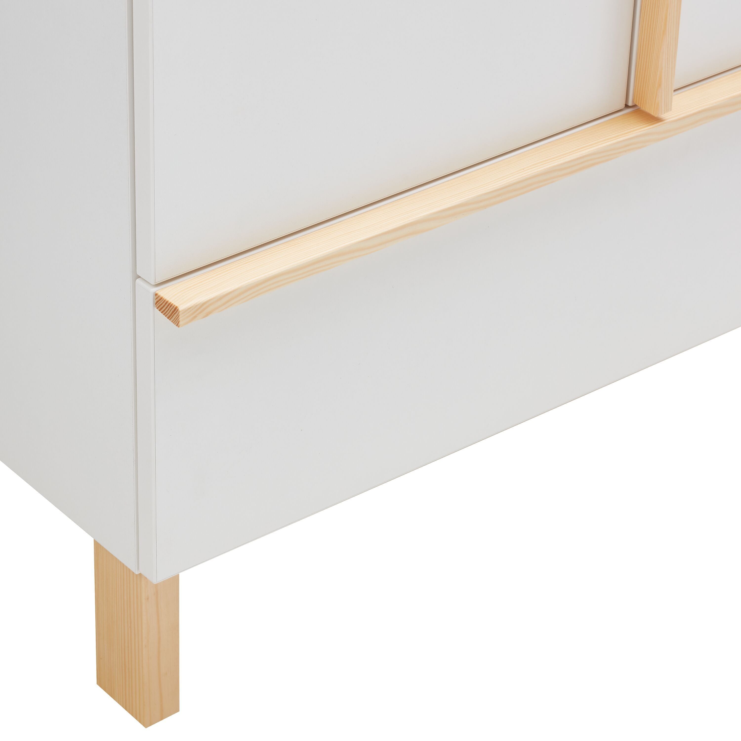 MIO Schrank - Weiss / B: 80.0 cm x T: 52.0 cm x H: 185.0 cm