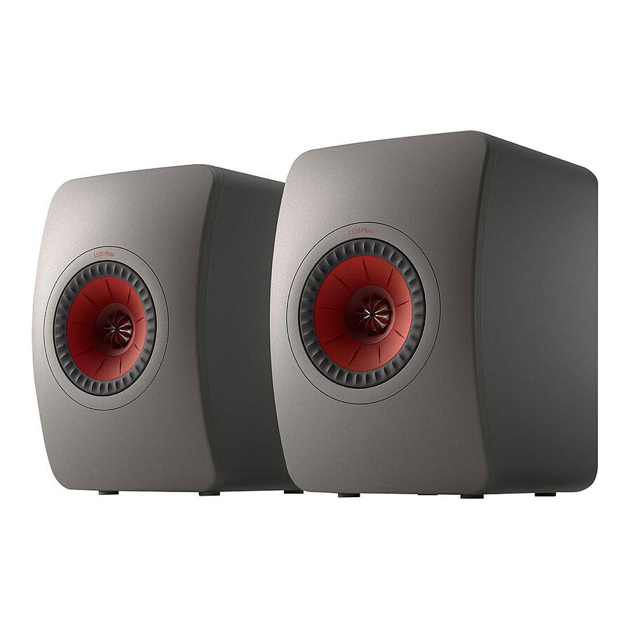 KEF LS50 Meta (la paire) - Gris Titane