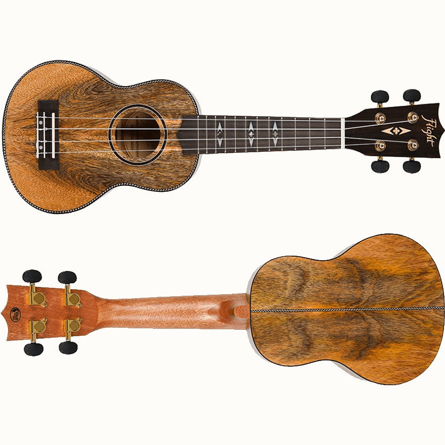 Flight Supernatural Series DUS450 Mango sopraan ukelele met gigbag