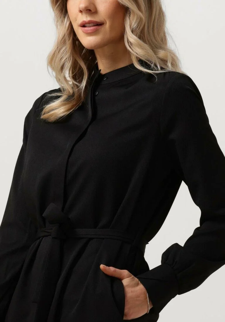 ANOTHER LABEL zwarte another label mini jurk dalyce dress