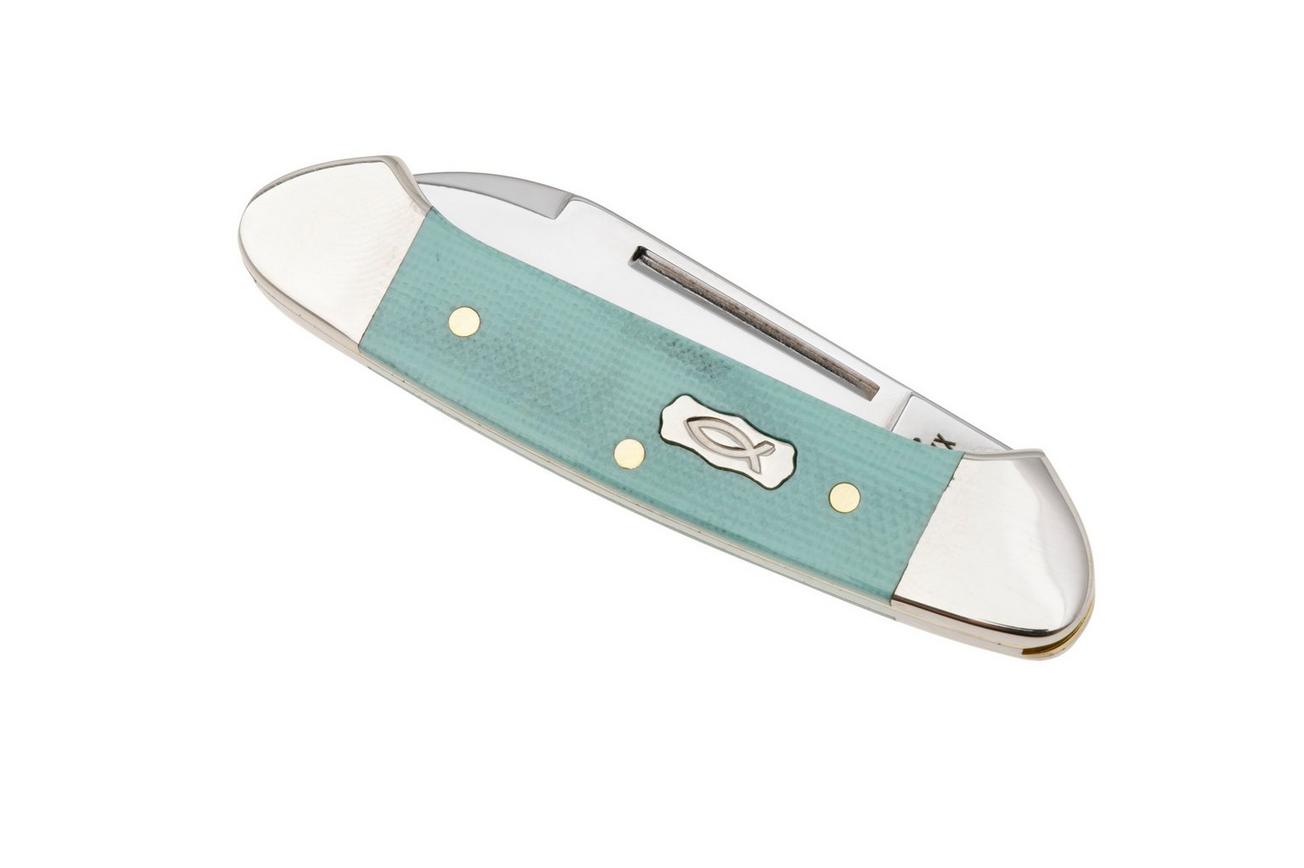 Case Baby Butterbean, Smooth Seafoam Green G-10 18107, 102132 SS zakmes