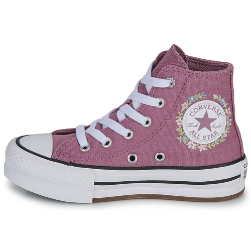 Converse - CHUCK TAYLOR ALL STAR EVA LIFT PLATFORM FELINE FLORALS - Violet