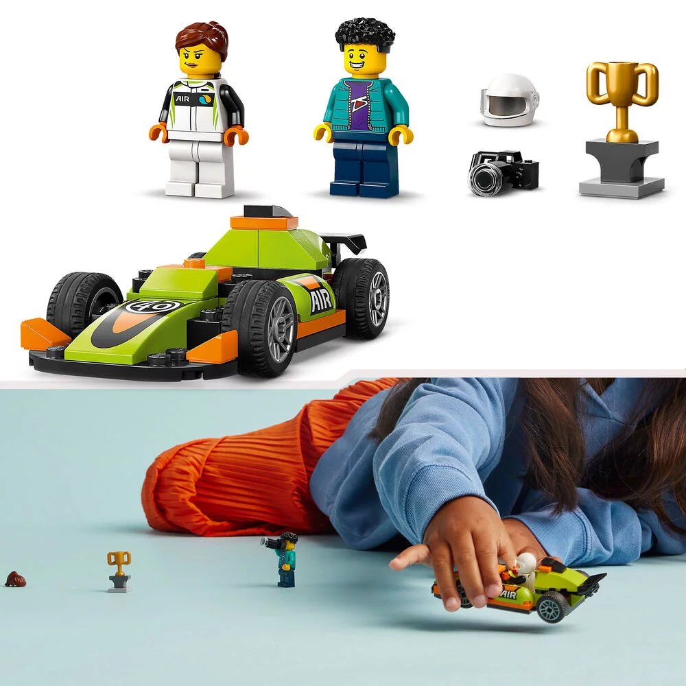 LEGO®CITY 60399 - LA VOITURE DE COURSE VERTE