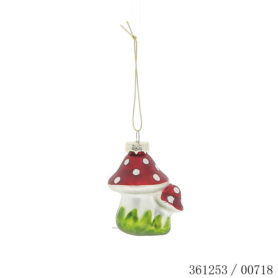 SUSPENSION CHAMPIGNON VERRE D.5CM