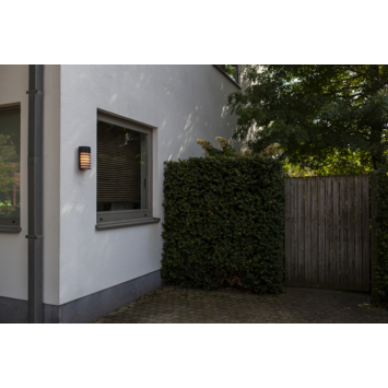 Lutec buitenlamp Fulton zwart