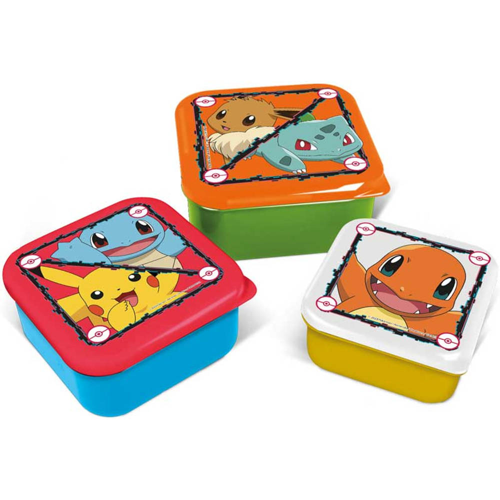 Pokémon snackbox set 3-delig