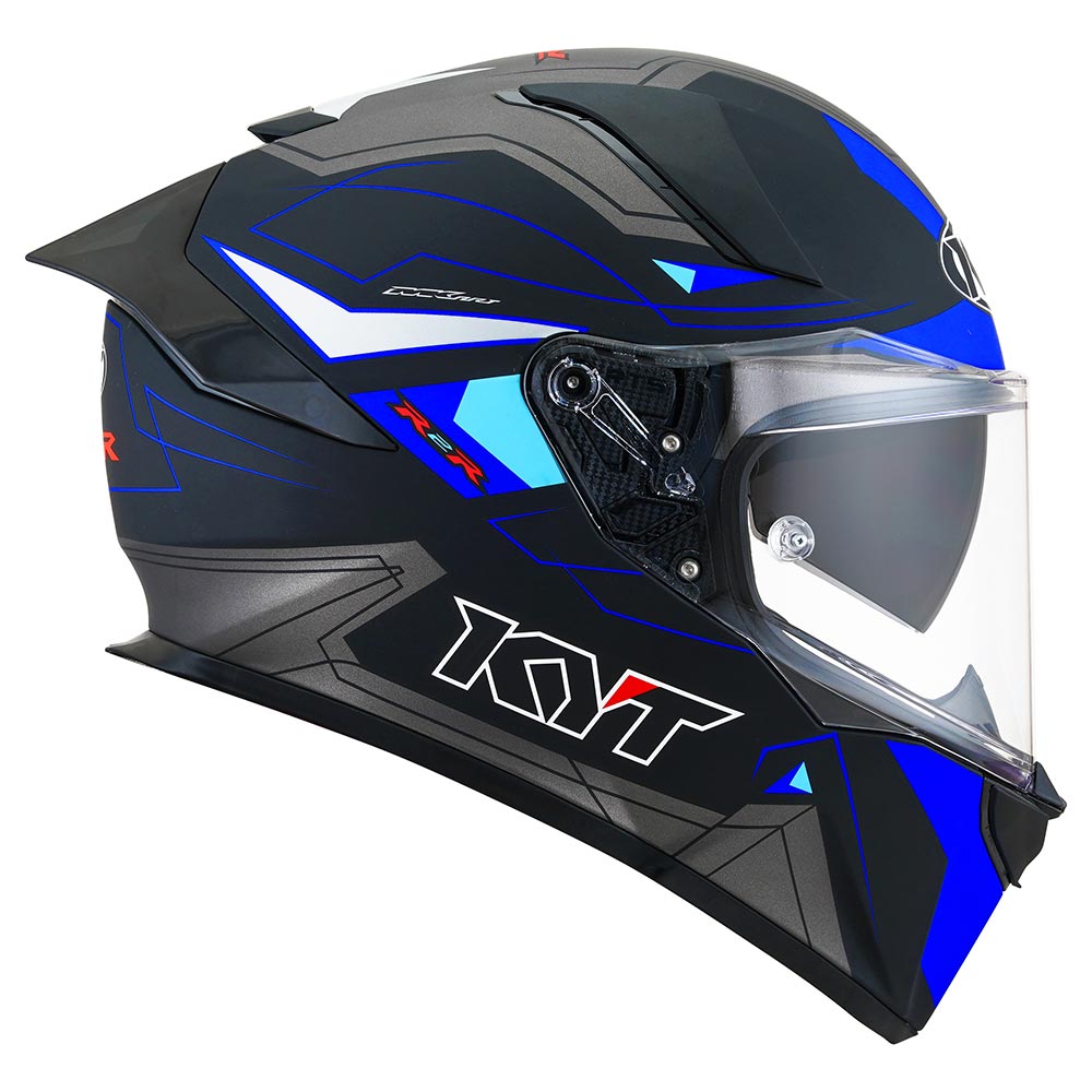 kyt - Casque R2R Led Noir Mat / Bleu