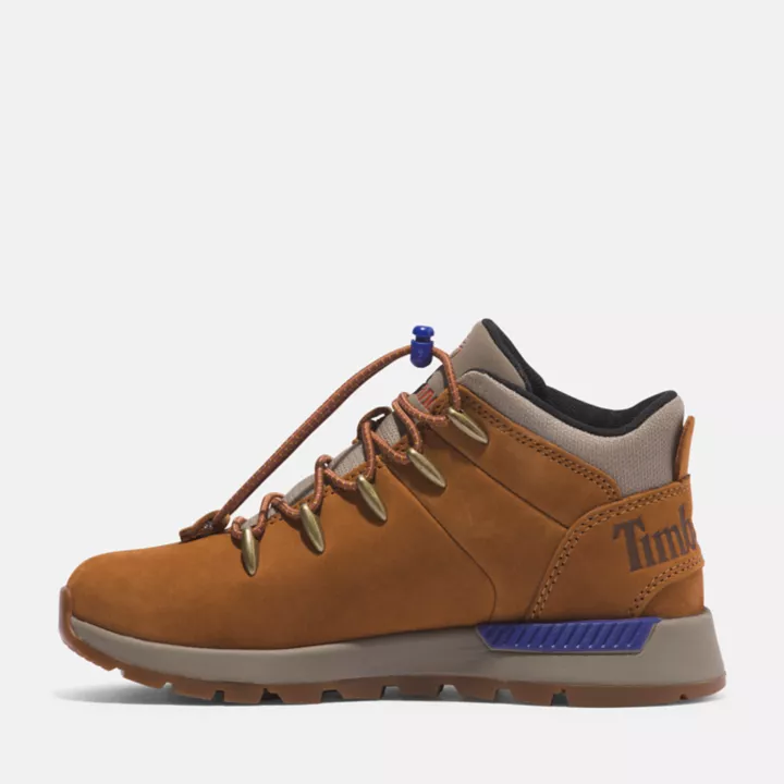 Chaussure de randonnée mi-haute Sprint Trekker pour enfant en marron clair