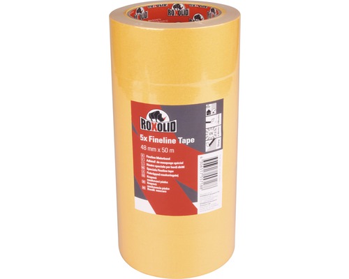 ROXOLID Profipack Fineline Tape 48 mm x 50 m 5 stuks