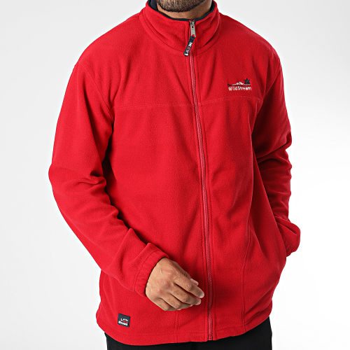 Veste Polaire Zippée Ipeak Rouge
