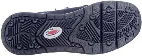 Gabor Rollingsoft donkerblauw 76.887.36 - maat 5 veterboot donkerblauw - maat 5 Calandschoen