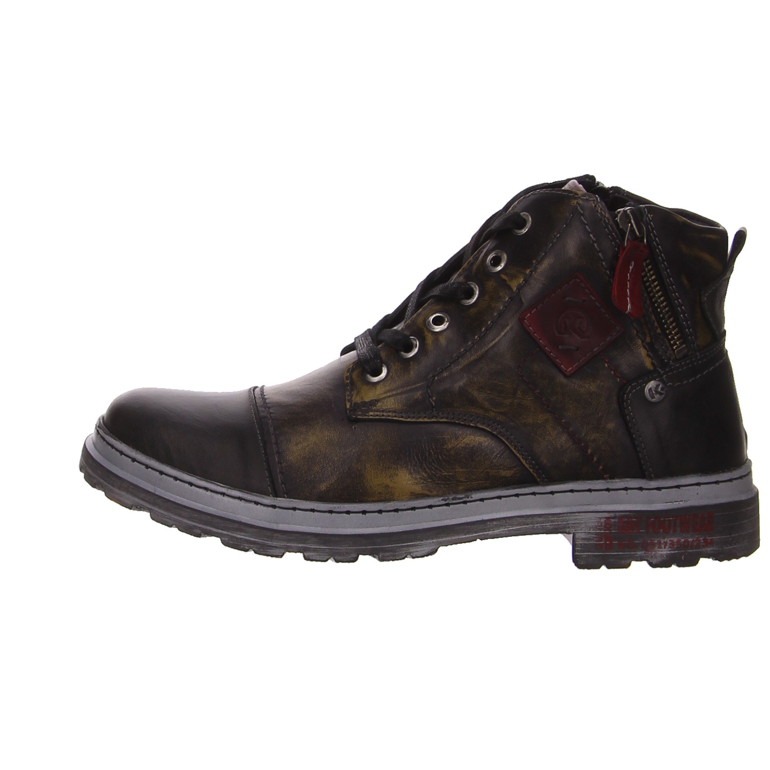 Krisbut Boots schwarz/braun schwarz