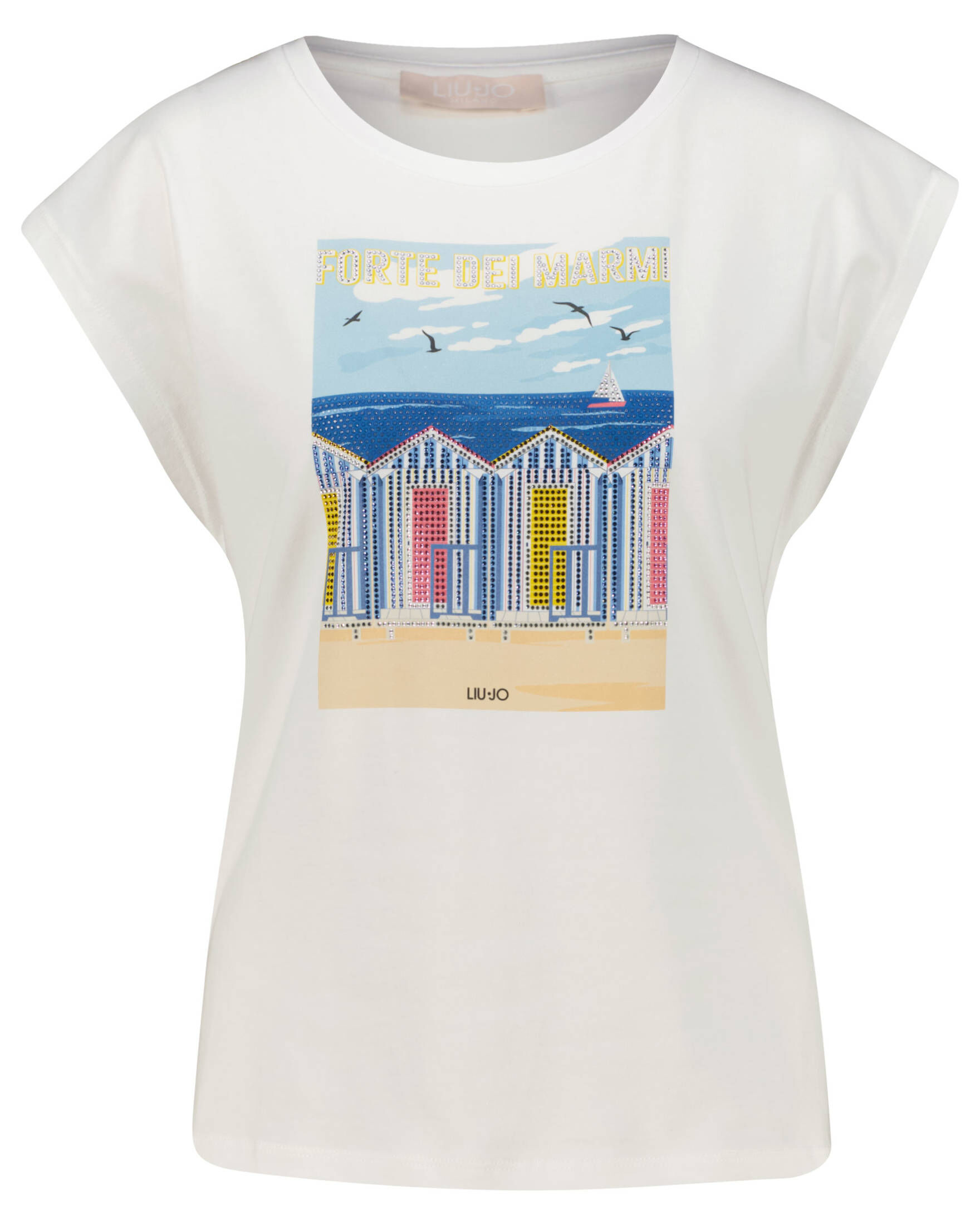Liu Jo| Damen T-Shirt mit Strass